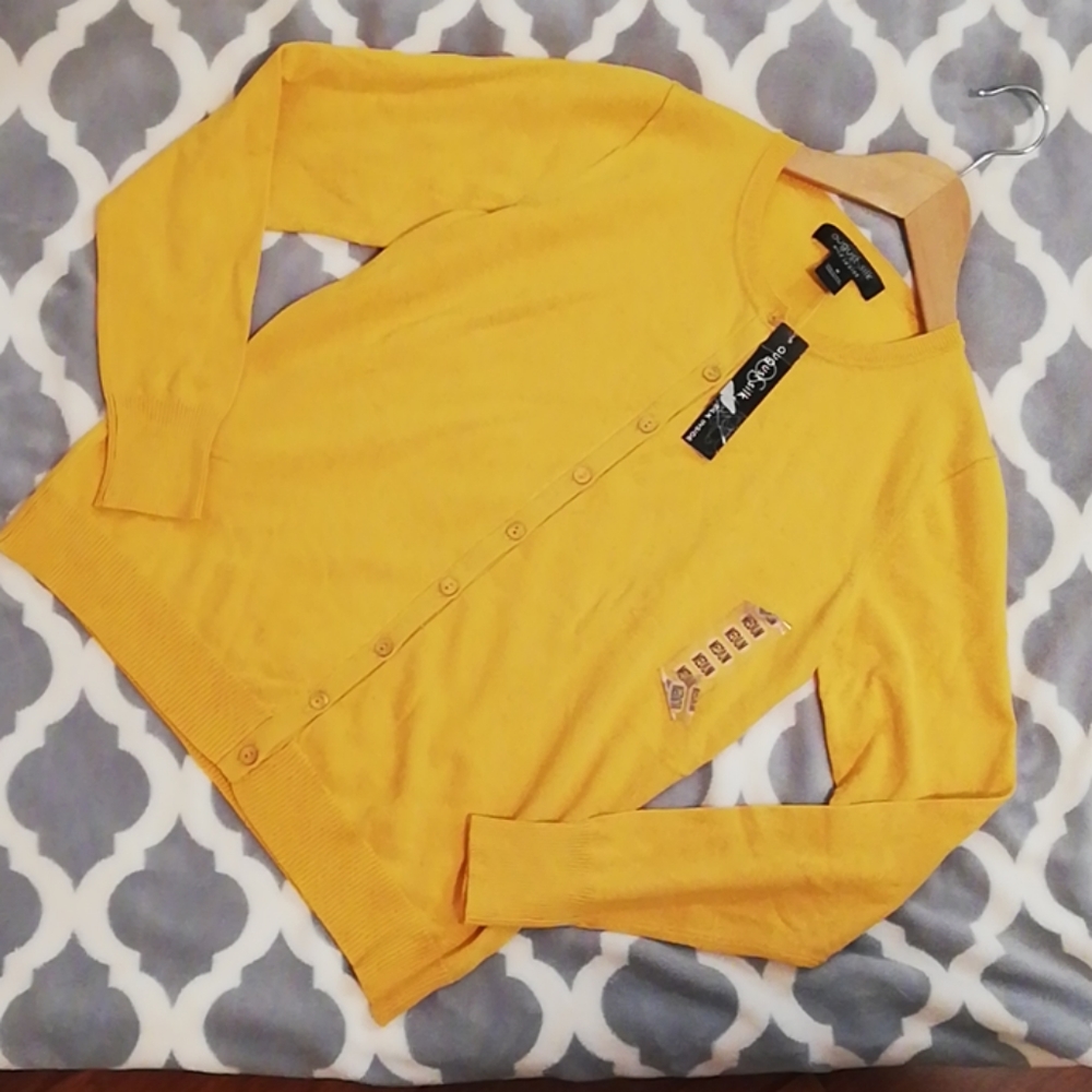 August Silk Cardigan Sweater Silk Blend